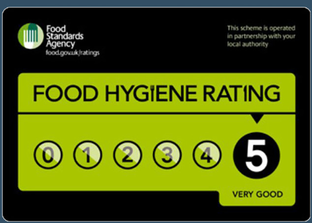 Food Hygiene Rating 5 - The Rose Cottage - Rufford